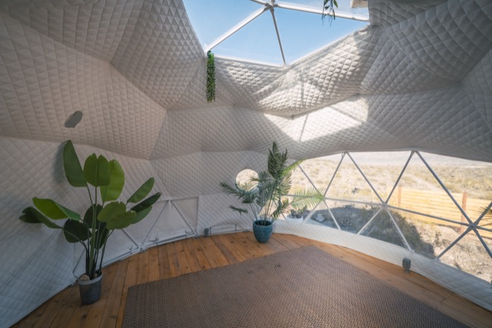 Desert landscape with mountains