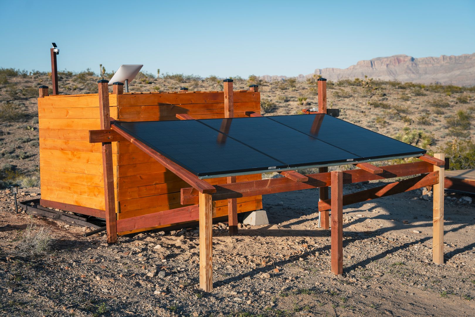 Desert sunset colors