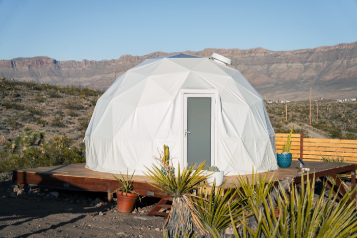 Surrounding mountain range